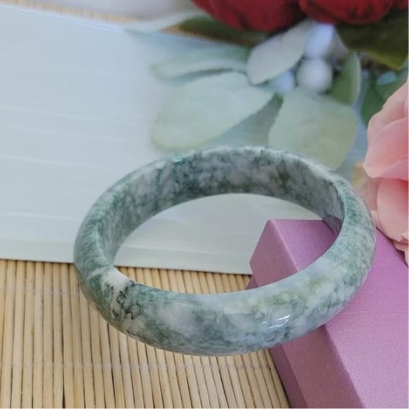 100% Genuine Jadeite Bangle 61mm NWT - Picture 12 of 15